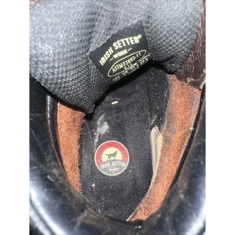 Red Wing Irish Setter Work Boots 83603 Oil And Slip Resistant Mens 9.5 D B15